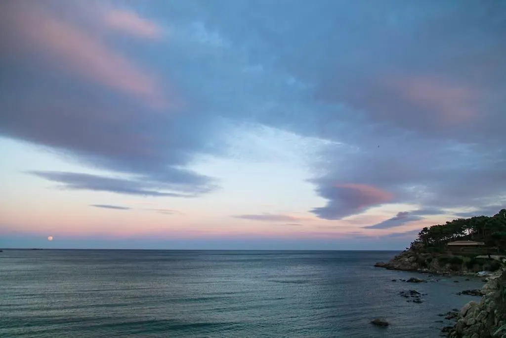 La Caseta De La Fosca, En El Mar. By The Sea. Palamos